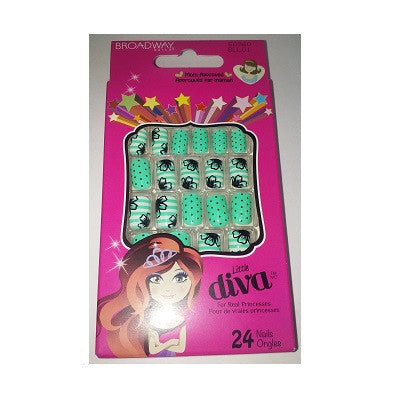 Kiss Little Diva Gel Candy Nails Glitter Press on Unicorn Kids 60689 ZO115  - BeautifulDeals.store